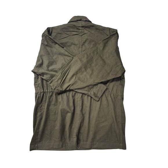 Army Green Military Style 4 Pocket Utility Jacket Sz 48 100% Cotton UNUSED - Picture 3 of 5